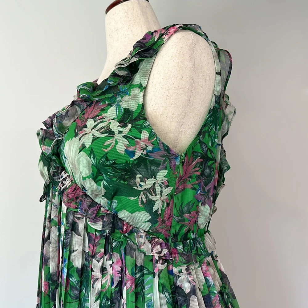 Adelyn Rae Addison Chiffon Floral Dress NWT - Picture 6 of 12